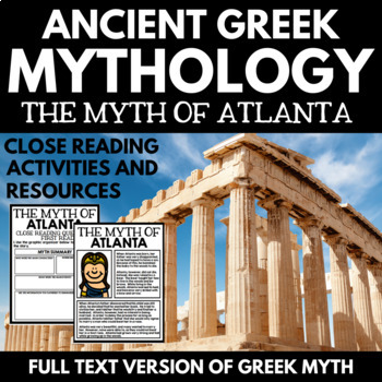 Elements Of A Myth Worksheets Teaching Resources Tpt