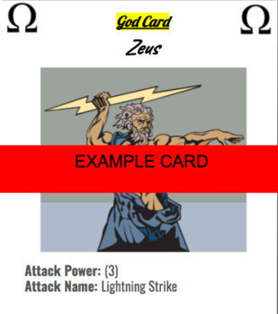 Preview of Greek Mythology Trading Card Project "MythÓmon!"