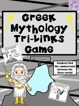Preview of Greek Mythology Tri-Links Game