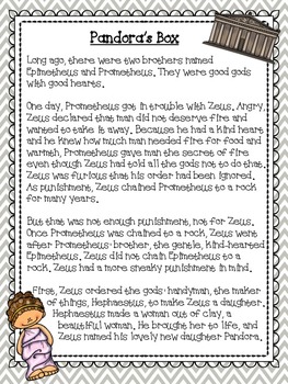 Greek Mythology Stories and Activities by Love What You Teach | TpT