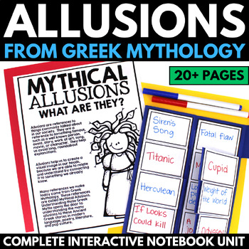 Preview of Greek Mythology Unit - Allusions from Ancient Greece - Mythical Allusion Project