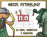 Greek Mythology Unit - Gods, Goddesses & Monsters - Over 1
