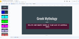 Greek Mythology Unveiled: Google Slideshow Presentation Adventure