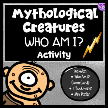Preview of Greek Mythology Who Am I? Activity (Monsters/Creatures Edition)