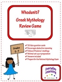 Greek Mythology Whodunit Review Game