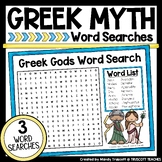 Greek Mythology Word Searches | Greek Gods | Greek Heroes 