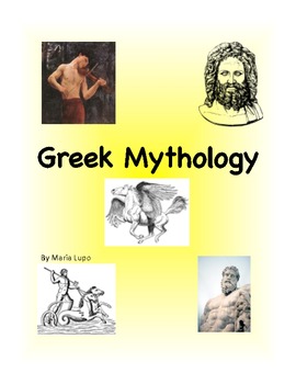 Preview of Greek Mythology Word Wall Vocabulary Cards