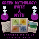 Greek Mythology, Write Your Own Greek Myth Activity! Narra