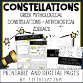 Constellations Greek Mythology and Zodiac Reading Passages