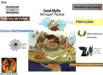 Preview of 4 Greek Myths- Engage NY