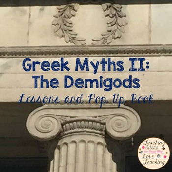 Preview of Greek Mythology Reading Comprehension & Activities on The Demigods