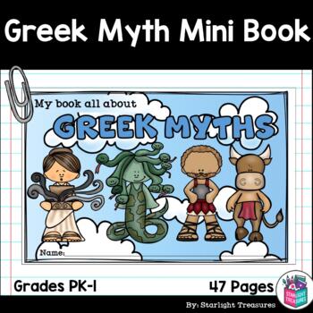 Preview of Greek Myths Mini Book for Early Readers - Greek Mythology