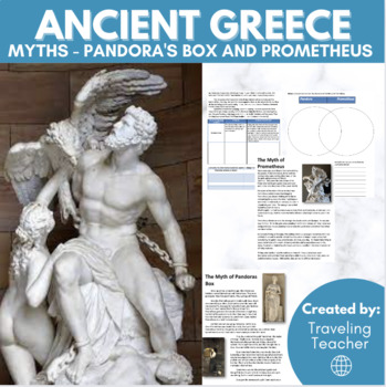 Preview of Greek Myths: Pandora's Box & Prometheus: Reading & Comprehension Passages