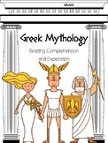 Greek Myths and Legends Reading Comprehension and Exploration