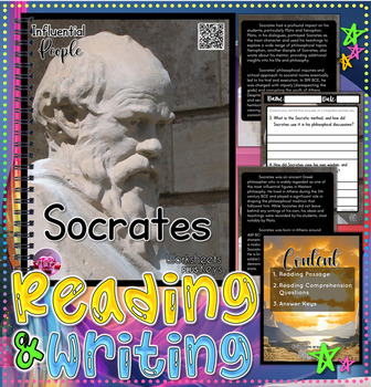 Preview of Socrates | Reading Comprehension | Social Studies | History | Greek Philosopher