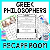 Greek Philosophers ESCAPE ROOM: Plato, Socrates, Aristotle