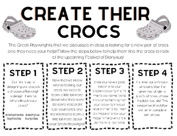 Preview of Greek Playwrights: Create Their Crocs