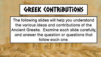 Preview of Greek Quotes/Document Based Questions