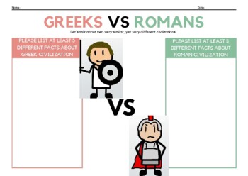 Preview of Greek & Roman Note Page