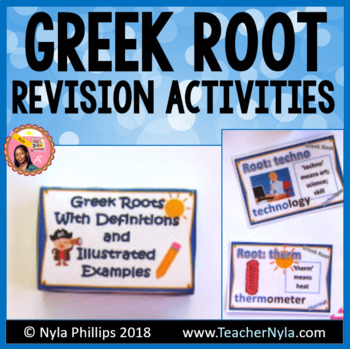 Preview of Greek Roots - Illustrated Definitions and Examples