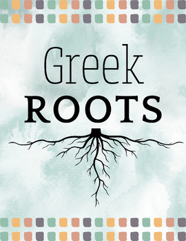Preview of Greek Root Word Flashcards Set 1