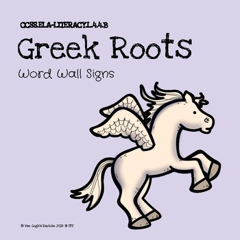 Preview of Greek Roots Word Wall Signs