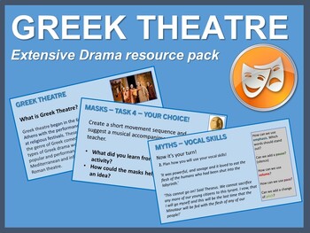 Preview of Greek Theatre: Extensive Drama resource pack