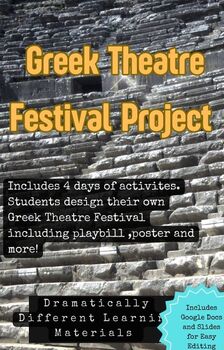 Preview of Greek Theatre Festival Project- 4 Days of Activities