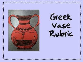 Preview of Greek Vase Rubric