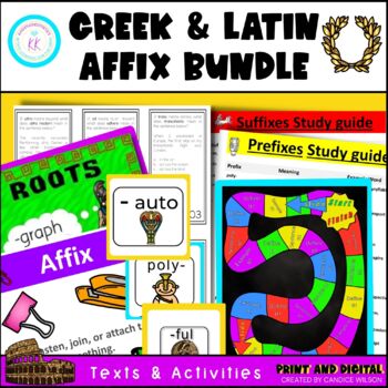 Preview of Greek and Latin Affix Bundle