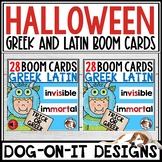Greek and Latin Boom Cards with and without Audio Hallowee