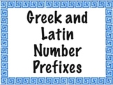 Greek and Latin Number Prefix PowerPoint