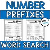 Greek Latin Number Prefix Reading Vocabulary  Activities 2
