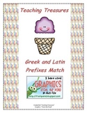 Greek and Latin Prefix Matching Task Cards