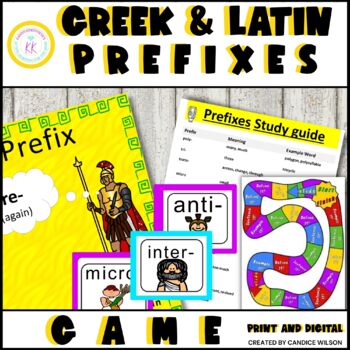 Preview of Greek and Latin Prefixes Game