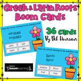 Greek and Latin Root Task Cards: BOOM Cards