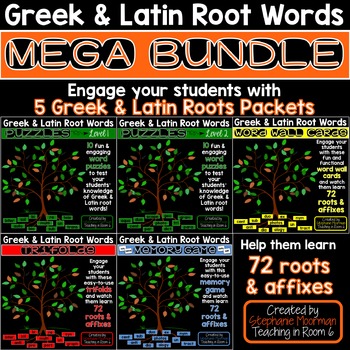 Preview of Greek and Latin Roots Bundle