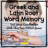 Greek and Latin Root Word Memory Game