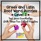 Greek and Latin Root Word Puzzles | Level 1