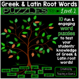 Greek and Latin Roots Puzzles Level 2