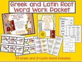 Greek and Latin Root Word Work Packet