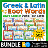 Greek and Latin Root Words Boom Cards & Google Slides Mega