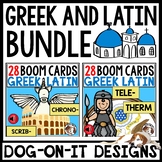 Greek and Latin Root Words Boom Cards with Audio Bundle