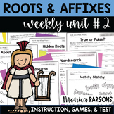Greek and Latin Roots and Affixes Morphology Word Study Ac
