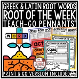 Greek and Latin Root Words Worksheets Word Work Study Voca