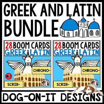 Preview of Greek and Latin Root Words with and Without Audio Bundle