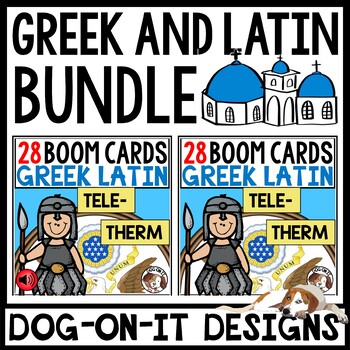 Preview of Greek and Latin Root Words with and Without Audio Bundle