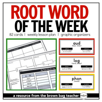 Preview of Greek and Latin Roots, Affixes of the Week: Daily Morphology Root Word Practice