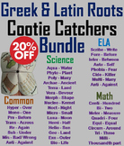 Greek and Latin Roots Activities (Academic Vocabulary Game