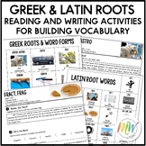 Greek and Latin Roots Activity Sheets